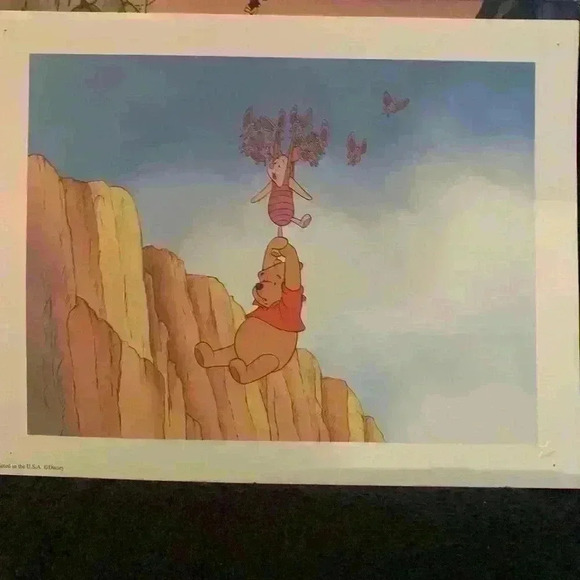 Vintage 1997 Disney’s Poohs Grand Adventure, exclusive lithograph portfolio - Picture 4 of 9